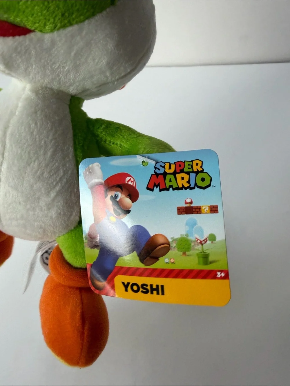 Super Mario WORLD OF NINTENDO YOSHI 9” Plush Doll By Jakks Pacific - NEW W/ TAGS